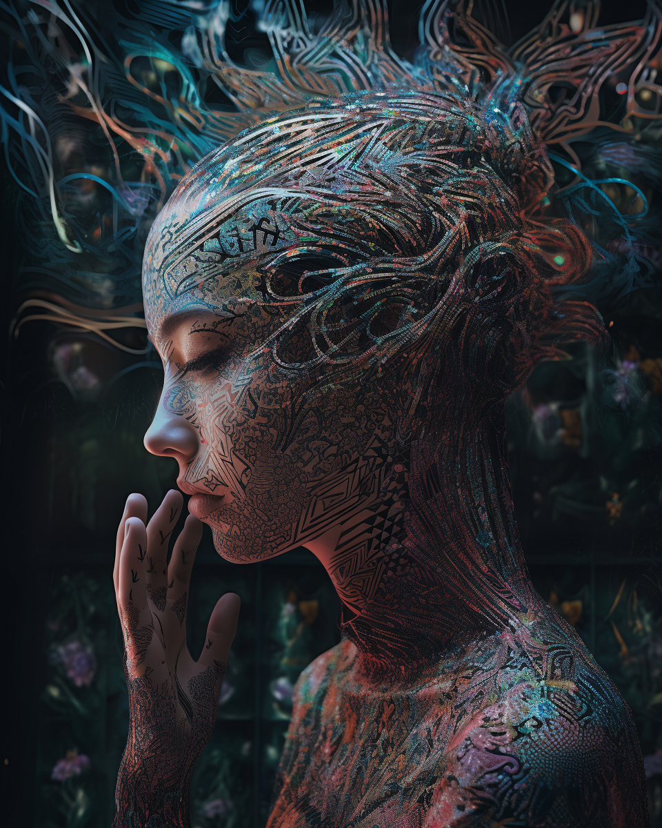 I Challenged ChatGPT4 To Create A Self-Portrait, And It Did Not Disappoint.