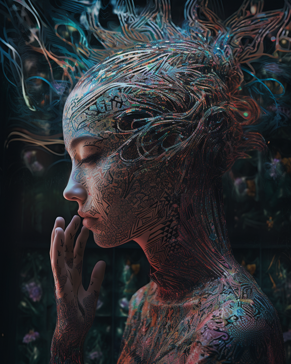 I Challenged ChatGPT4 To Create A Self-Portrait, And It Did Not Disappoint.